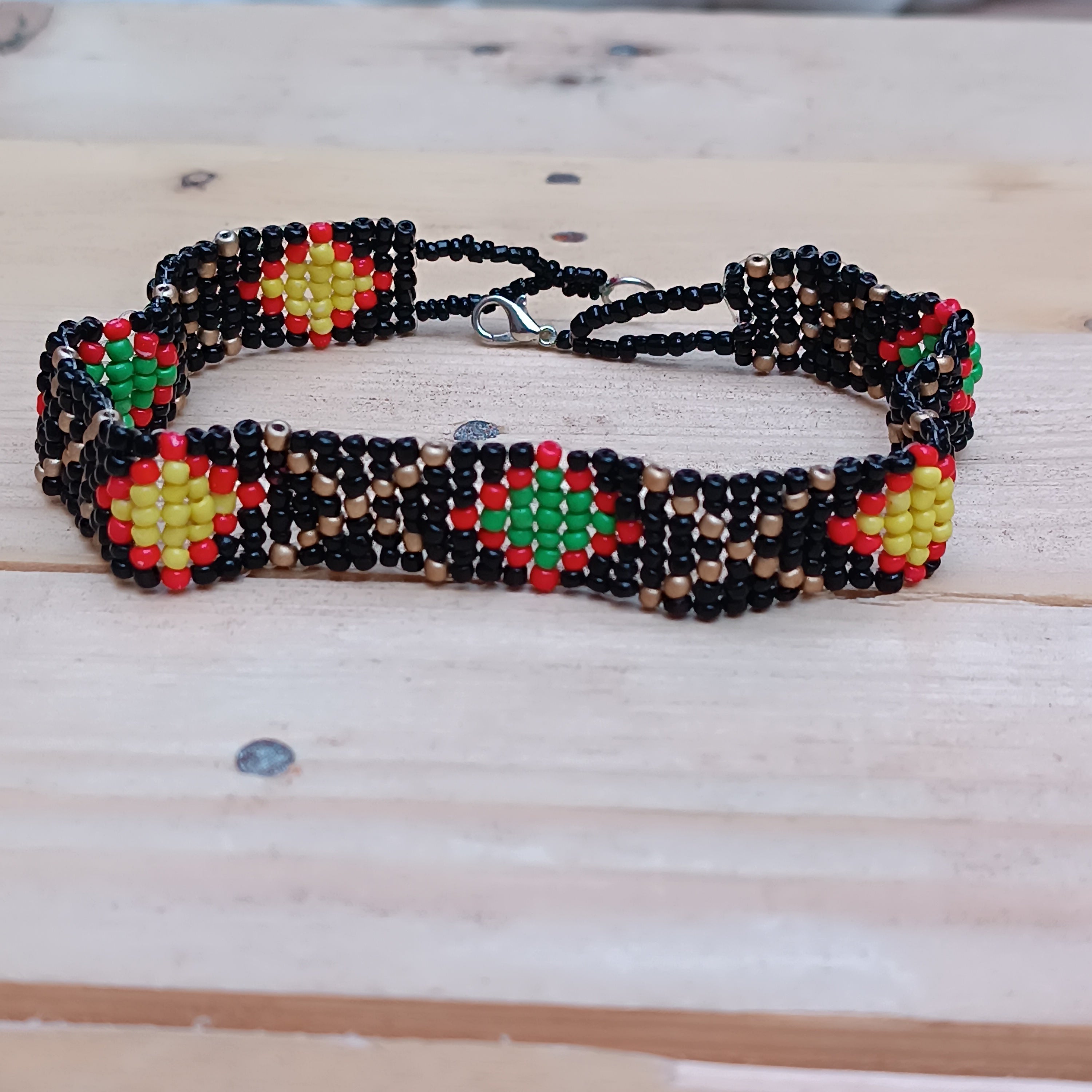 Handmade Amazigh Necklace – Moroccan Beaded Jewelry