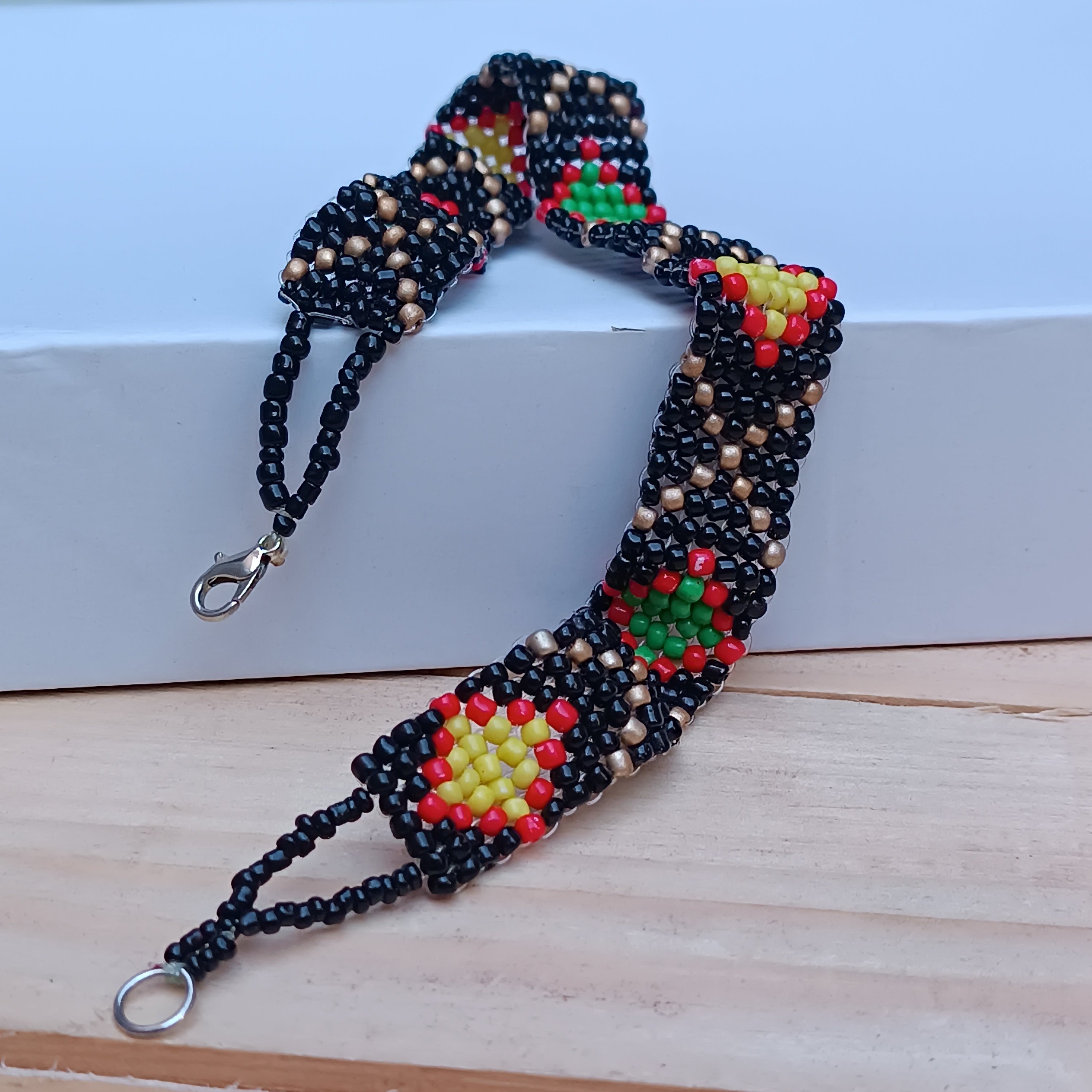Handmade Amazigh Necklace – Moroccan Beaded Jewelry