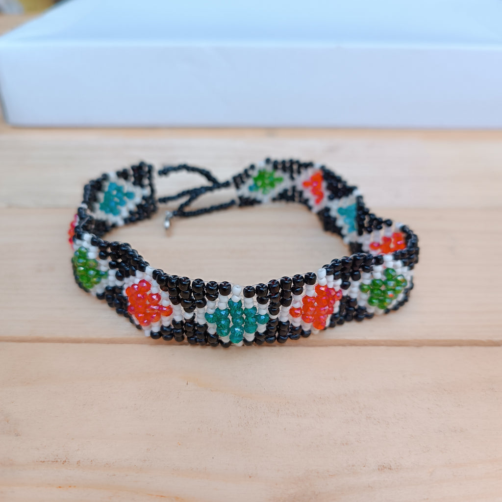 Handmade Amazigh Necklace – Moroccan Beaded Jewelry